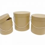 CONJ. 3 CAIXAS RED. NATURAL 19X19CM