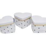 CONJ. 3 CAIXAS CARTAO COR BRANCO/PRETO 27X24X15CM