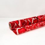 ROLO FIBRA CORAÇOES 51CMX9MTS COR:VERMELHO