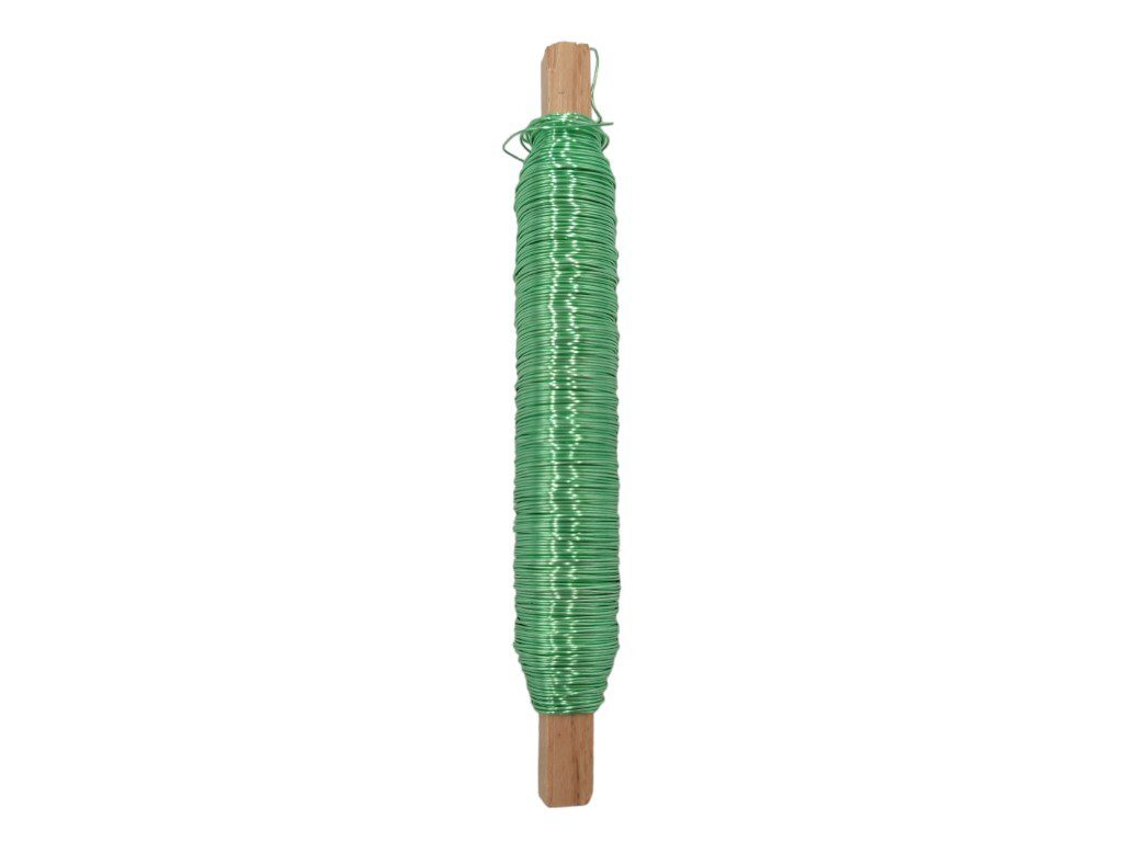 1330-24. ARAME PAU 0.50MMX50MT, 100GR VERDE MENTA - Image 1