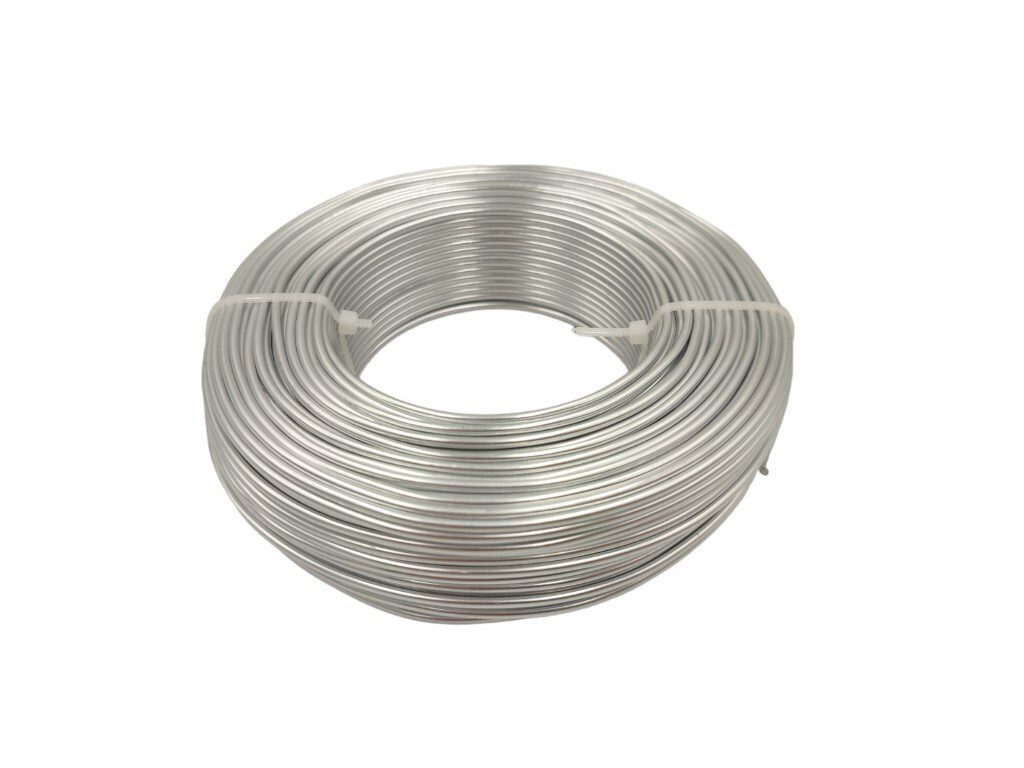1867-21. ARAME DE ALUMINIO 2MMX60MT 500GR,PRATA - Image 1