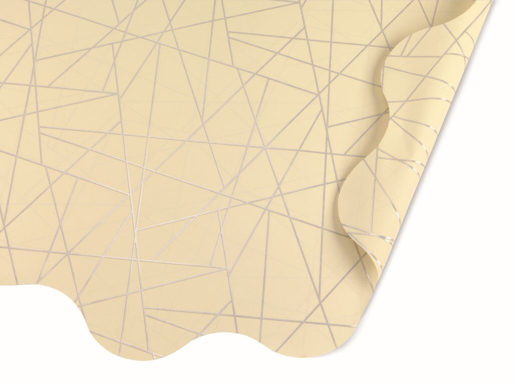 21 AVORIO S-H69P1 SEGMENTS NAPERON LINHAS 50UNID DIA.50CM COR:BEGE - Image 1
