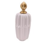 CERAMICA- JARRA C/TAMPA DIA.18X45ALT. CM