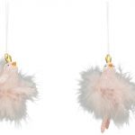 GALINHA BALE PENDULARE COR ROSA 5X3,5X9CM