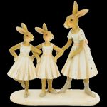 COELHO MAE+FILHOS POLYRESINA 21,5X7X23CM