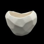 CERAMICA- CORAÇAO VIDRADO C.20XL.16X17ALT COR:BRANCO