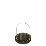CUPULA LED PRETO 12X13.5CM INCL 2XAAA PILHAS