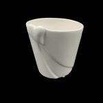 CERAMICA- VASO CORAÇAO VIDRADO DIA.16X17ALT. COR:BRANCO