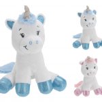 PELUCHE UNICORNIO 16X12X17CM SORTID.