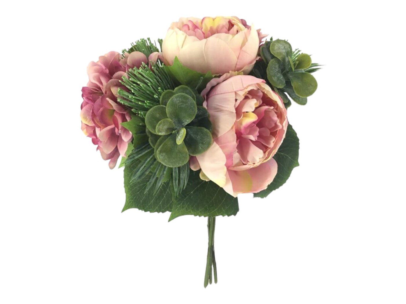 3957-06 ARTIFICIAL- ATADO PEONIAS+HORTENSIAS - Image 1