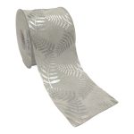 FITA VELUDO 7CMX10MTS COR:PRATA