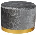 PUFF COM TAMPA 60DIA. X 45ATL. COR:CINZA