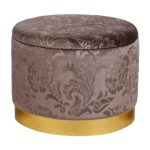 PUFF COM TAMPA 50DIA. X 40ATL. COR:ROSA VELHO