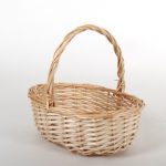 CESTA 31.5X22X27 CM NATURAL OVAL