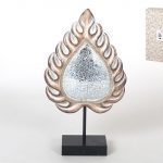 CORAÇAO C/VIDRO PEDESTRAL 36CM