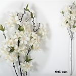 HASTE FLOR AMENDOEIRA 96CM COR:BRANCO