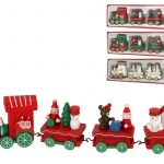 COMBOIO NATAL C/FIGURAS MADEIRA SORTIDOS