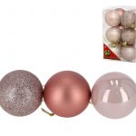 CAIXA BOLA C/12 ROSA 6CM