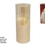 PORTA VELA 1LED MOVIMIENTO 20CM