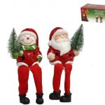 FIGURA SENTADA CERAMICA C/PILHA 1LED