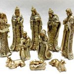 PRESEPIO OURO VELHO 10PC 24CM