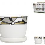 VASO C/PRATO 12X10CM ZENEFA