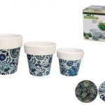 CONJ.3 VASOS DOLOMITA 16-13-11CM SORTID.