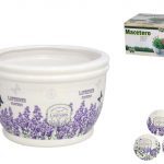 VASO CERAMICA 18X12.5CM LAVANDA