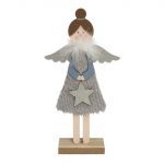FIGURA DE ANJO DECORADO 33X17X5,5CM