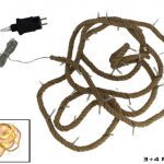 GRINALDA CORDA LUMINOSA 40 MICROLED 3/4MTS