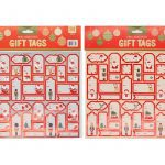 ETIQUETAS NATAL C/84 PCS SRT