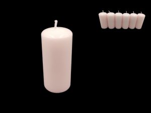 PACK C/6 VELAS RED. 8X4CM