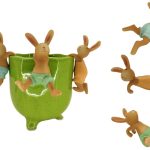 CERAMICA- COELHO PARA VASO 10CM SORTID.