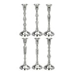 CASTIÇAL PRATA 20CM