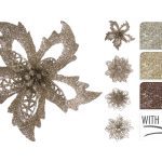 FLORES C/CLIP 12CM 3PCS