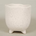 VASO CERAMICA DIA.13XALT.14CM COR:BRANCO