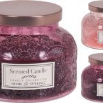 VELA AROMATICA FRASCO VIDRO 13X9CM