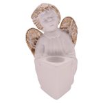 CERAMICA- ANJO TRIANGULO 25CM ALT.