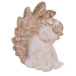 CERAMICA- ANJO ROSAS 23CM ALT.