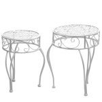 CONJ.2 MESAS BRANCA PEQ.25X35 GRD.30X40CM