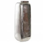 JARRAO ALUMINIO 12X12X40CM. ALT. COR:PRATA