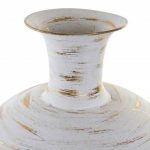 JARRO METAL DIA.23X72CM ALT. FOLHAS BICOLOR