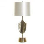 CANDEEIRO DE META METAL+VIDRO DIA.38X78CM ALT.