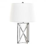 CANDEEIRO DE MESA METAL CROMADO