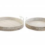 CONJ.2 BANDEJAS MADEIRA GRD DIA.45X11CM ALT.