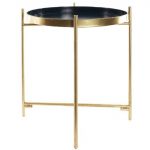 MESA AUXILIAR METAL 40X40X50 DOURADO