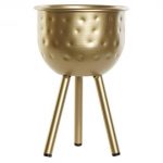 FLOREIRO METAL COR:DOURADO