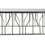 MESA AÇO+VIDRO 120X60X46 PRATEADO