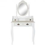 TOUCADOR MDF ESPELHO 75X40X140 BRANCO