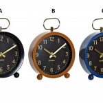 RELOGIO DE MESA METAL 15X4X20 3 MOD.